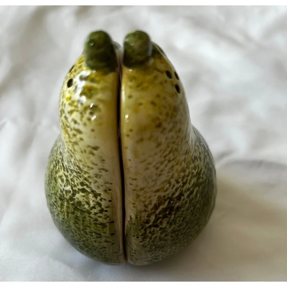 pear-shaped salt and pepper shakers